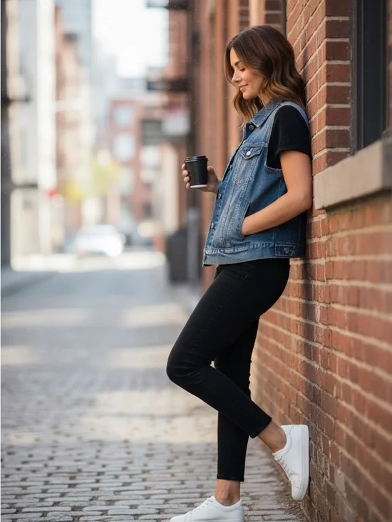 Levi’s Denim Vest, size small, like new condition - Picture 2 of 9